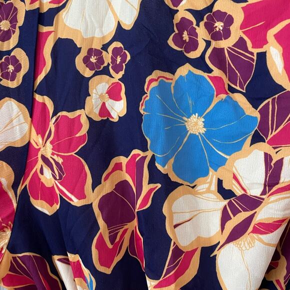 NWT Baltic Born Floral Long Sleeve Mini Dress - Picture 4 of 5